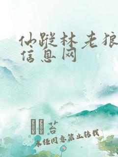 仙踪林老狼贰佰信息网