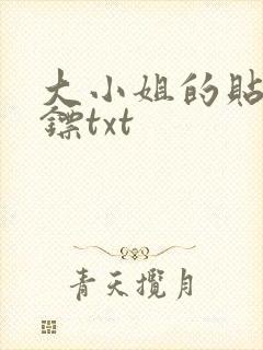 大小姐的贴身保镖txt