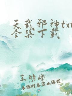 天武邪神txt全集下载