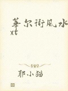 华尔街风水师txt