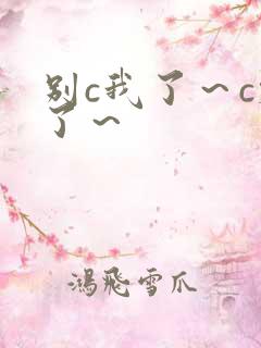 别c我了～c烂了～