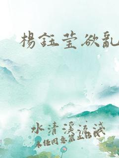 杨钰莹欲乱小说