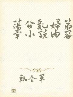 荡公乱妇第51章小说内容