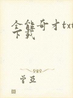 全能奇才txt下载