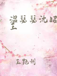 温瑟瑟沈昭摄政王