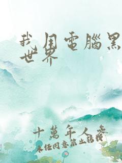 我用电脑黑了全世界