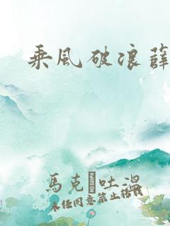 乘风破浪薛家良