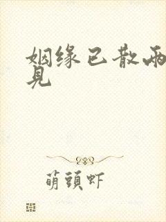 姻缘已散两不相见