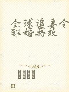 全球追妻令老婆离婚无效