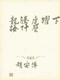 龙腾虎跃下一句接什么