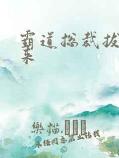 霸道总裁拔不出来