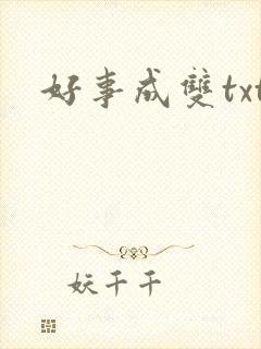 好事成双txt