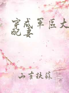 穿成军区大佬女配妻
