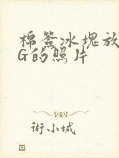 棉签冰块放入PG的照片