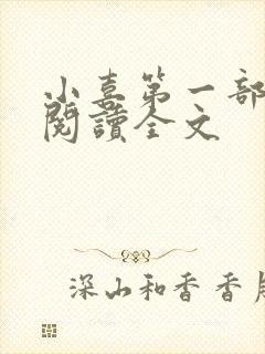 小喜第一部免费阅读全文