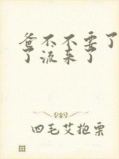 爸不不要了太满了流来了