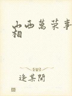 山西万荣事件真相