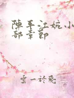 阵平江婉小说全部章节