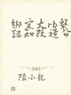 绑定大rb系统认知改造公车