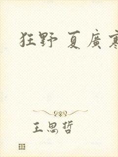狂野 夏广寒