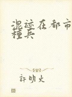 混迹在都市的特种兵