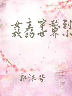 女主穿越到很开放的世界小说