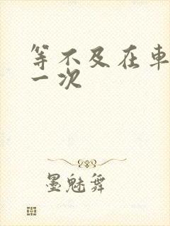 等不及在车里做一次