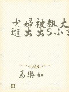 少妇被粗大猛进进出出S小说