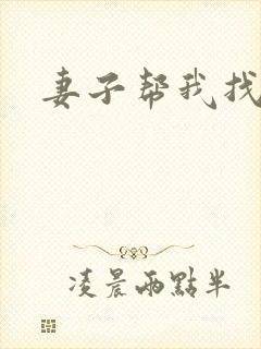 妻子帮我找老婆