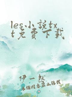 les小说txt免费下载