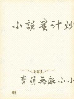 小说蜜汁炒鱿鱼