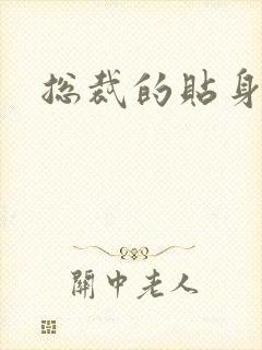 总裁的贴身冷秘