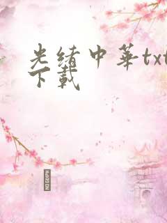 光绪中华txt下载