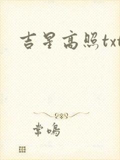 吉星高照txt
