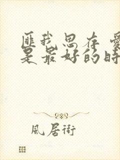 匪我思存 爱你是最好的时光
