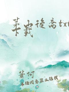 茅山后裔txt下载