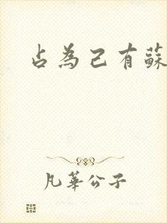 占为己有苏静初