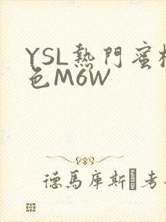 YSL热门蜜桃色M6W