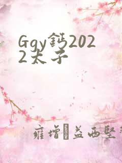 Ggy钙2022太子