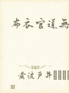 布衣官道无弹窗