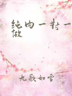 纯肉一对一到处做