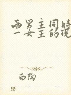 两男主同时拥有一女主的现言