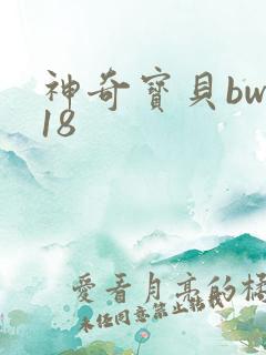 神奇宝贝bw118