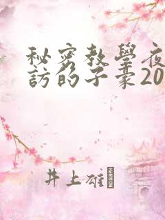 秘密教学夜晚到访的子豪20话
