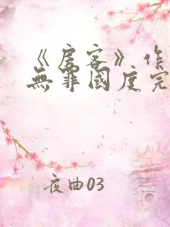 《房客》作者:无罪国度完整版