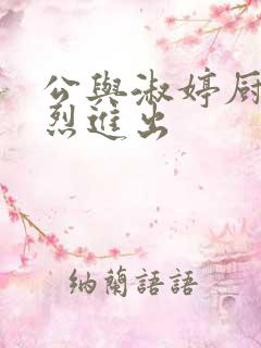 公与淑婷厨房猛烈进出