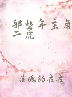 那些年主角是贾二虎