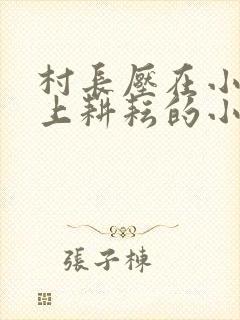 村长压在小娥身上耕耘的小说