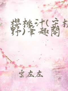 樱桃汁(宋枝江野)笔趣阁