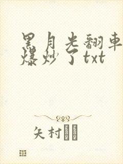 黑月光翻车后被爆炒了txt